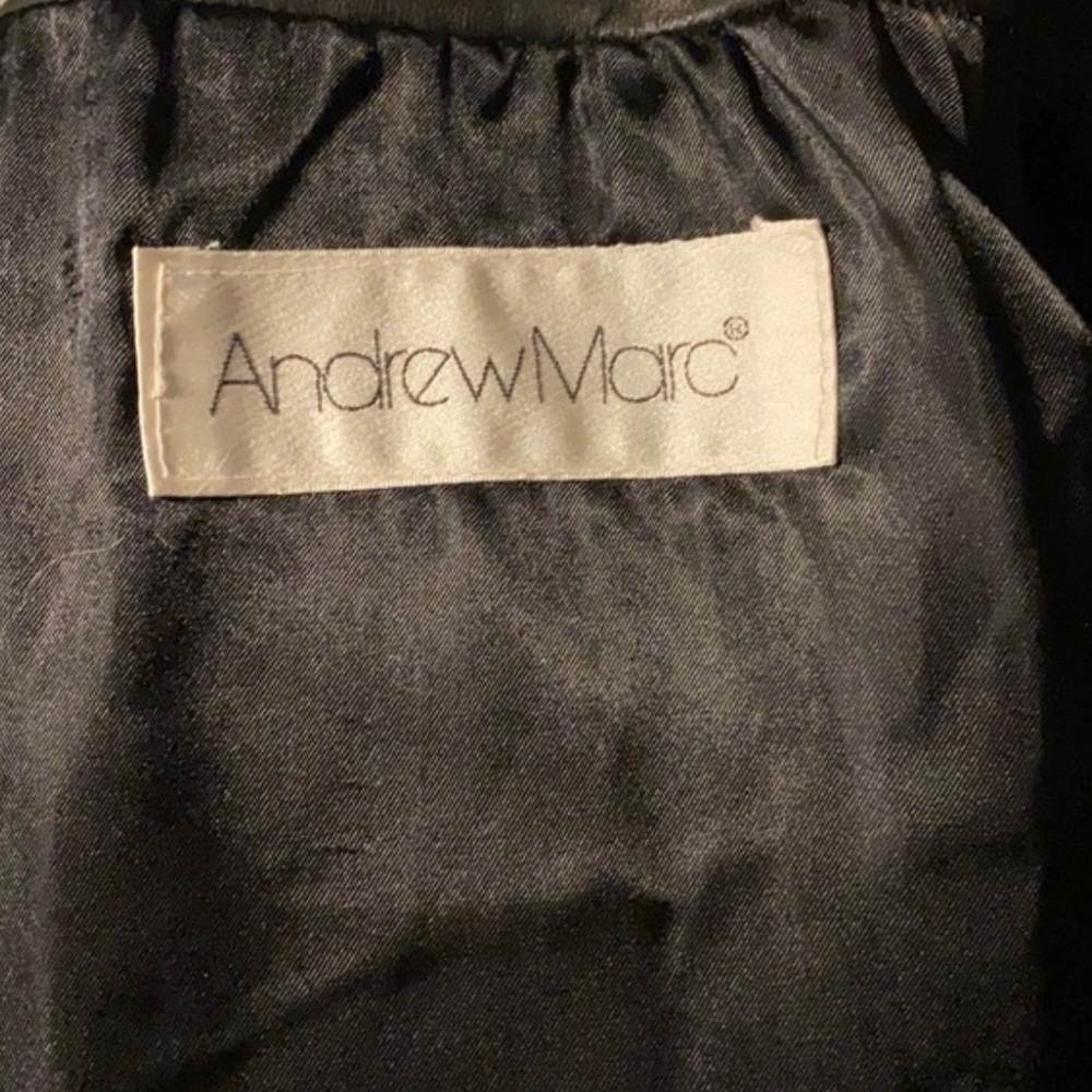 Andrew Marc Genuine Opposum Fur and Real Leather Unisex Vest - Picture 10 of 12